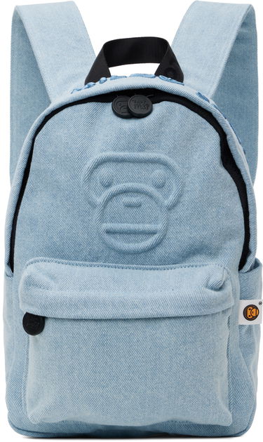 Batoh BAPE Baby Milo Denim Mini Backpack Modrá | 0MXBGW4358XXO, 0