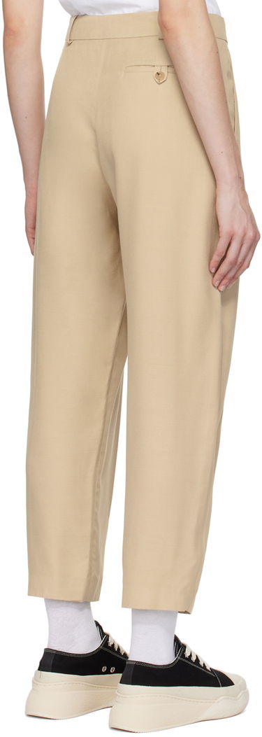 Nohavice Stella McCartney Stella McCartney Tapered Trousers Béžová | 5919643DU701, 2