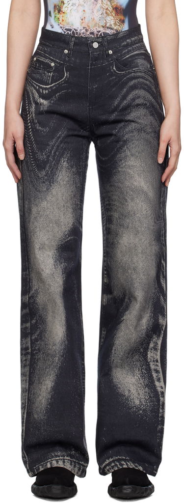 Džínsy Camper Camperlab Printed Jeans Čierna | AU00006-003, 0
