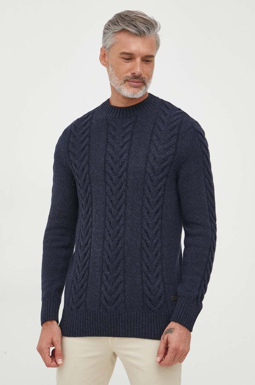 Sveter Barbour Barbour Cable Knit Sweater Navy | MKN1325, 0