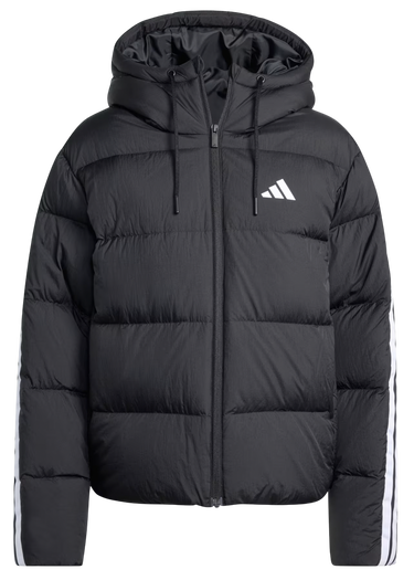 Prešívaná bunda adidas Originals Essentials Climawarm 3 Stripes Puffer Down Hooded Jacket Čierna | jw3429, 2