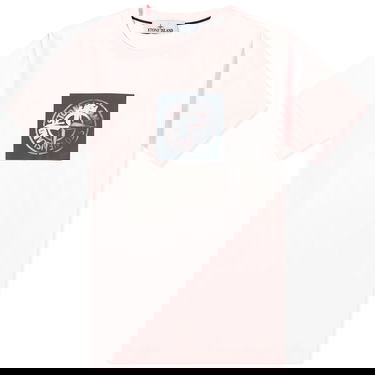 Tričko Stone Island Institutional One Badge Print T-Shirt Ružová | 80152NS83-V0080, 0