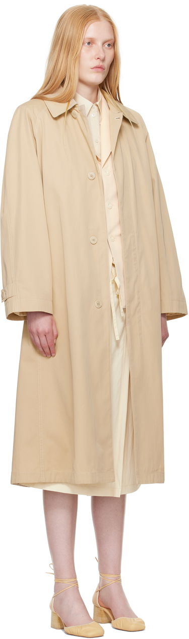 Kabáty LEMAIRE LEMAIRE Cotton Twill Overcoat Béžová | CO1104 LF1352, 1