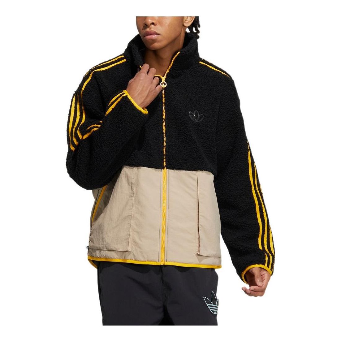 Bunda adidas Originals Adidas Originals Fleece Mix Jacket Rôznofarebný | HY1376, 0