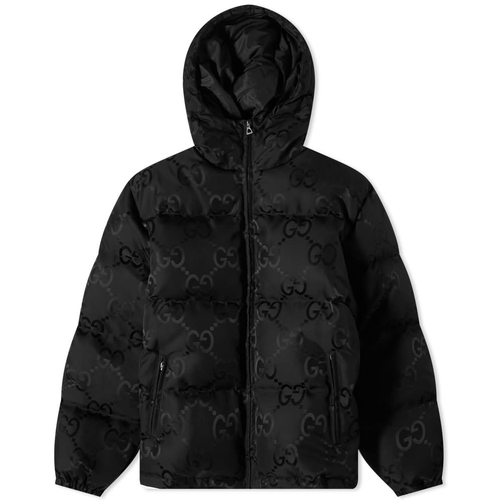 Prešívaná bunda Gucci GG Jaquard Down Jacket Čierna | 698710-Z8A2S-1000, 0