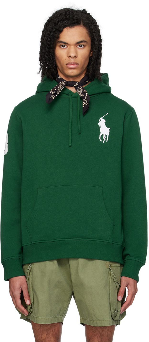 Green Appliqué Hoodie