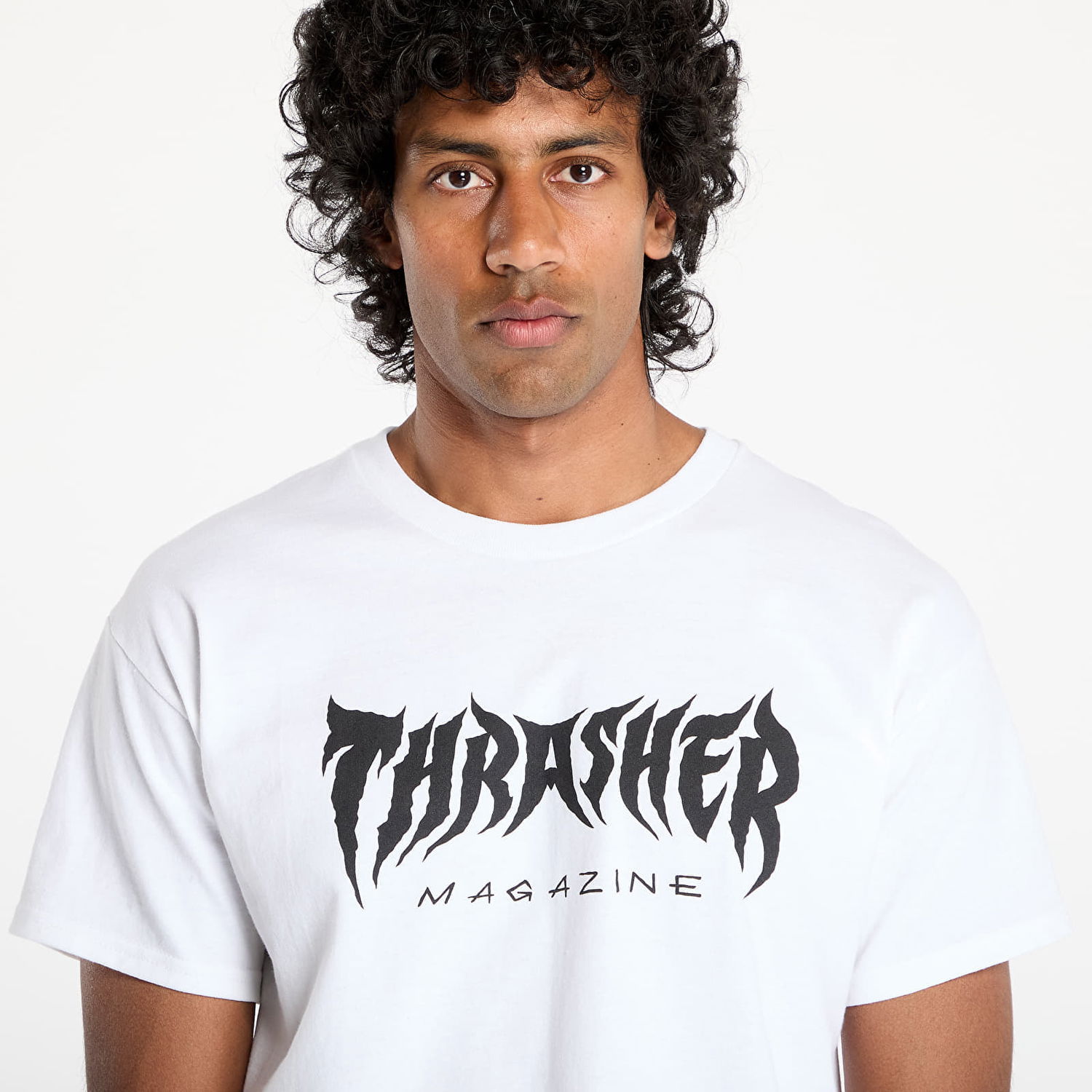 Tričko Thrasher Thrasher Metal T-Shirt Biela | 145692, 1