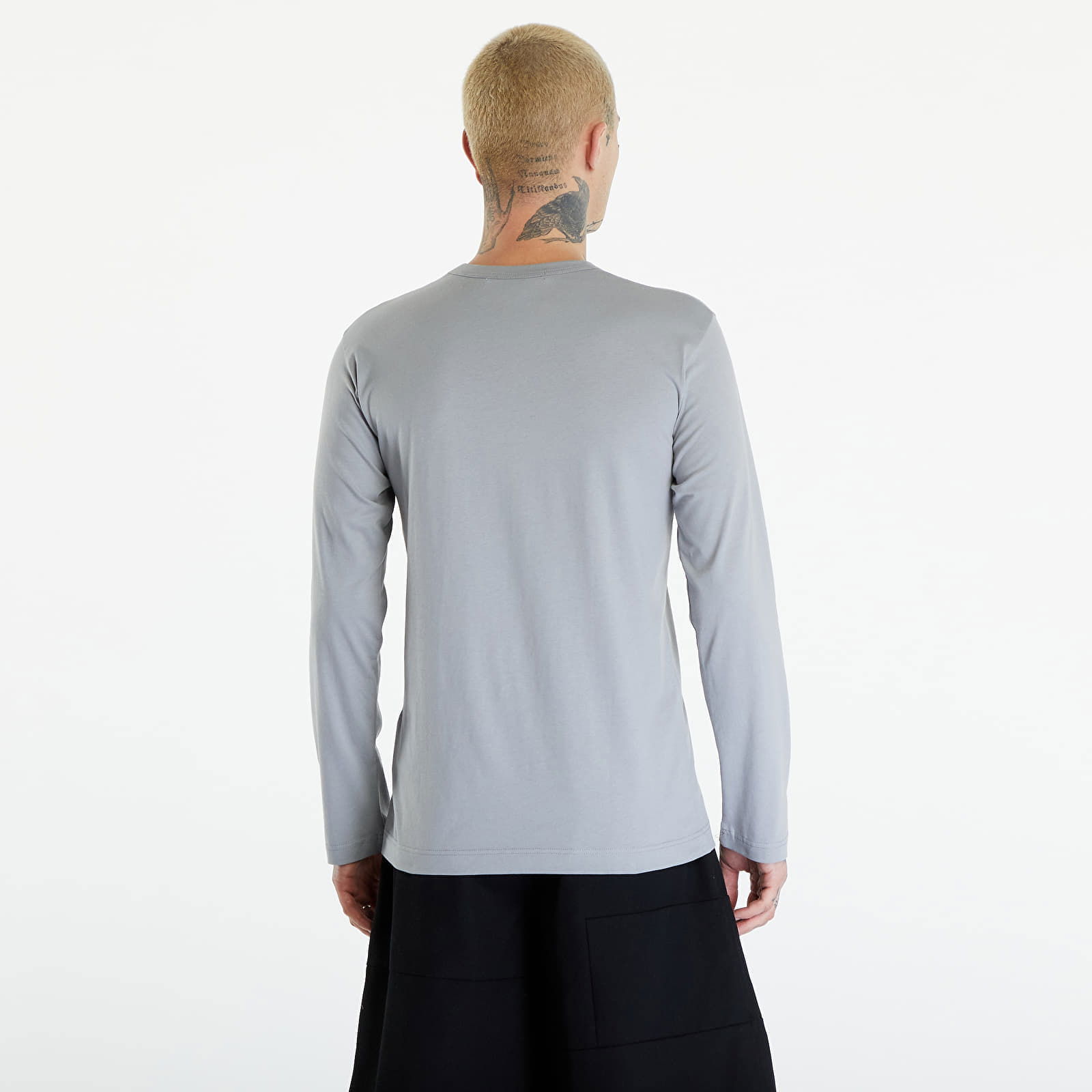 SHIRT Long Sleeve Tee Knit Grey