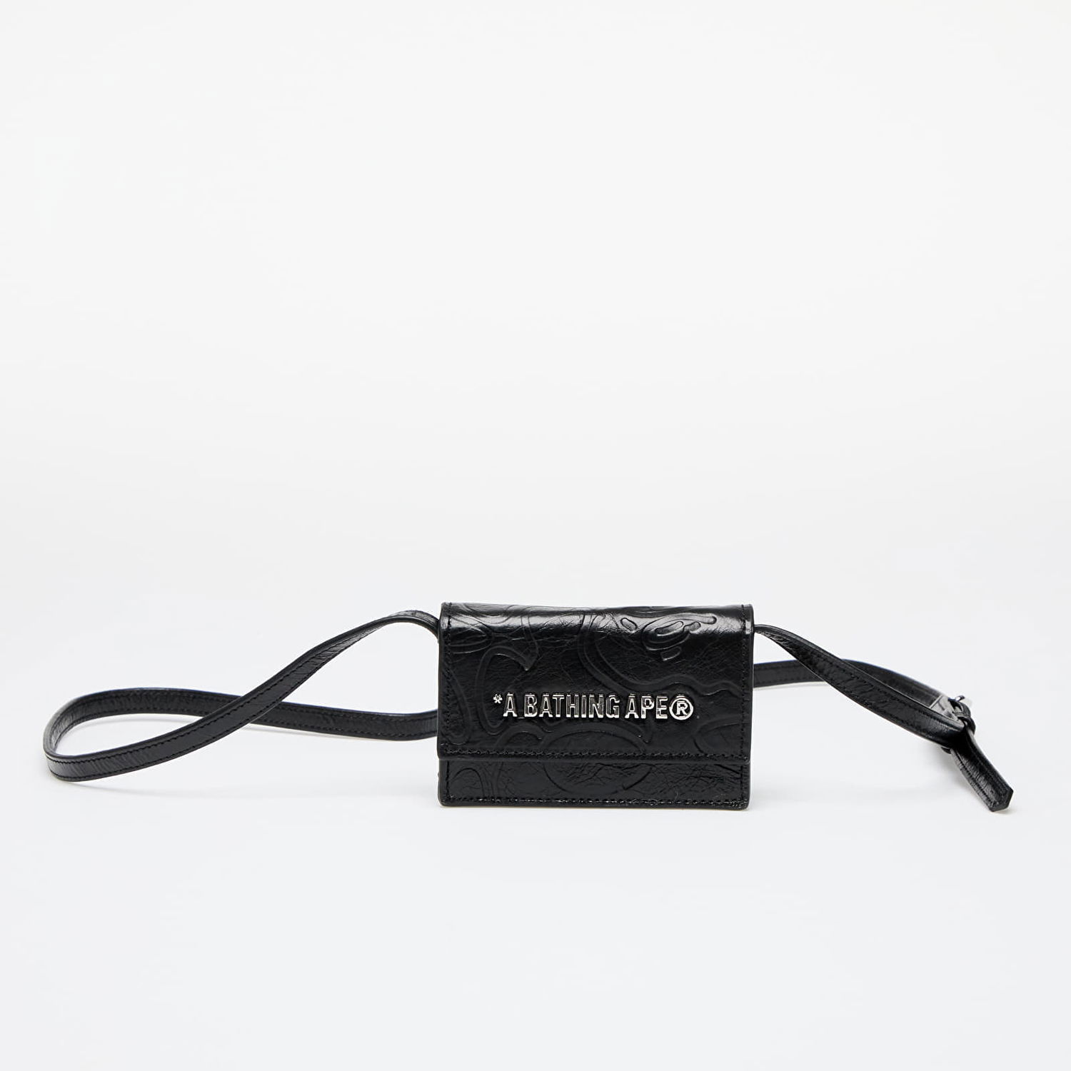 Peňaženka BAPE A BATHING APE Mini Wallet Black Universal Čierna | 001SGK801306M BLK, 0