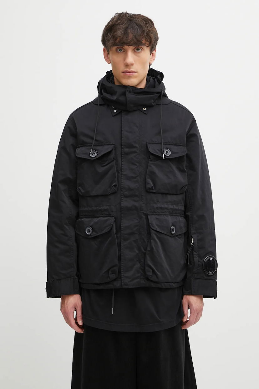 Parka C.P. Company Winter Hooded Multi-Pocket Down Jacket Čierna | 19CMOW188A110089G