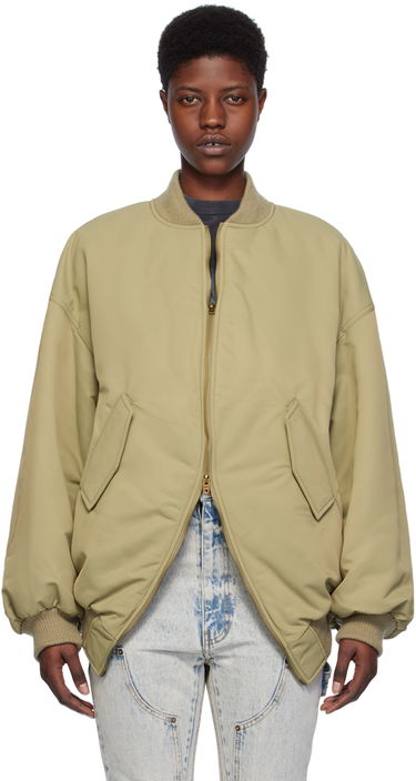 Bomber bunda We11done Padded Bomber Jacket Zelené | WD-JP0-24-117-U-KK, 0