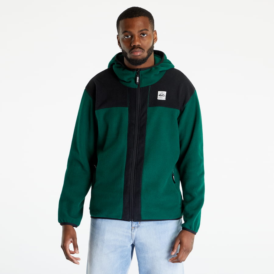 Mikina adidas Originals Adventure FC Polar Fleece Zipped Hoodie Zelené | IC2340, 0