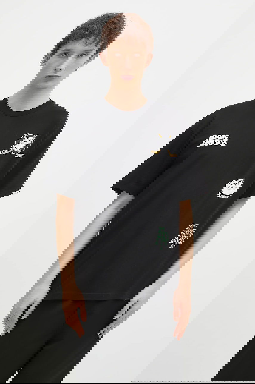 Tričko AAPE by A Bathing Ape AAPE Theme Main Patched T-shirt Čierna | AAPTEM1550XXN, 0