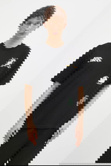 Tričko AAPE by A Bathing Ape AAPE Theme Main Patched T-shirt Čierna | AAPTEM1550XXN, 0