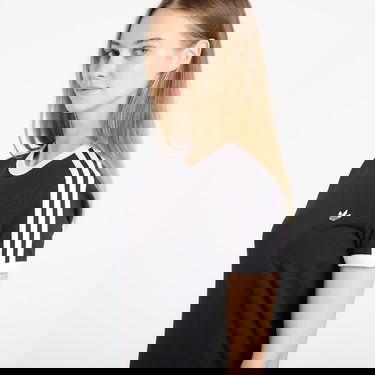 Šaty adidas Performance 3 Stripes Slim Fit Dress Čierna | KD7978, 1