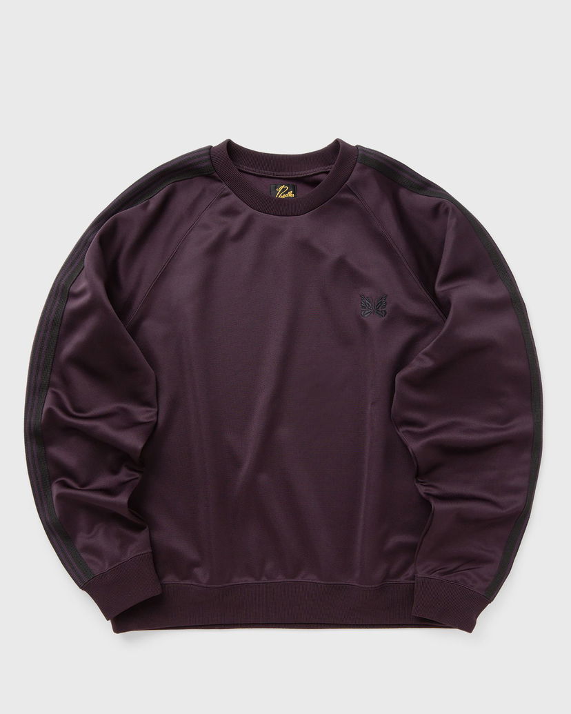 Mikina Needles Crew Neck Poly Smooth in Fialová | PU272-A-DK.PURPLE