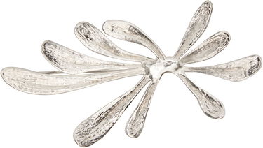 Spona Dries Van Noten Dries Van Noten Textured Organic Floral Pin Metalická | 252-028203-083, 0