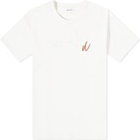 Tričko NORSE PROJECTS Johannes Chain Stitch Biela | N01-0648-0957, 1