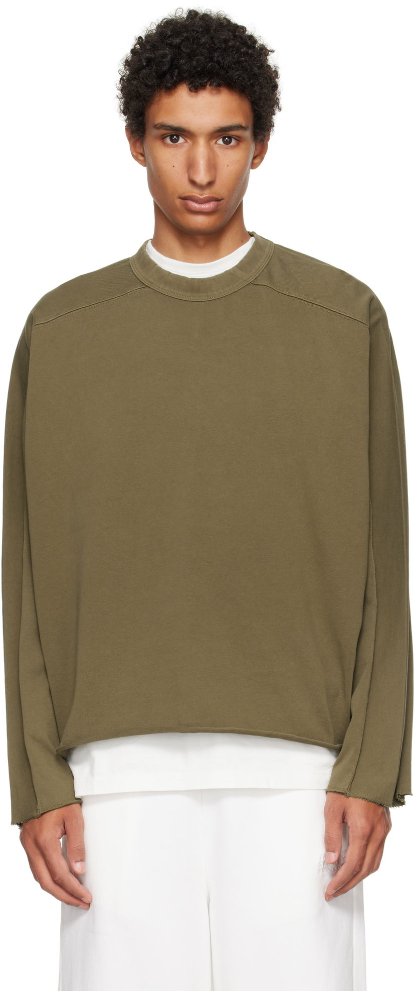 Tričko Entire Studios Entire Studios Heavy Long Sleeve T-Shirt Zelené | ES2486MI
