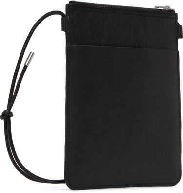 Taška cez rameno Y-3 Y-3 Leather Crossbody Pouch Čierna | JD2914, 2