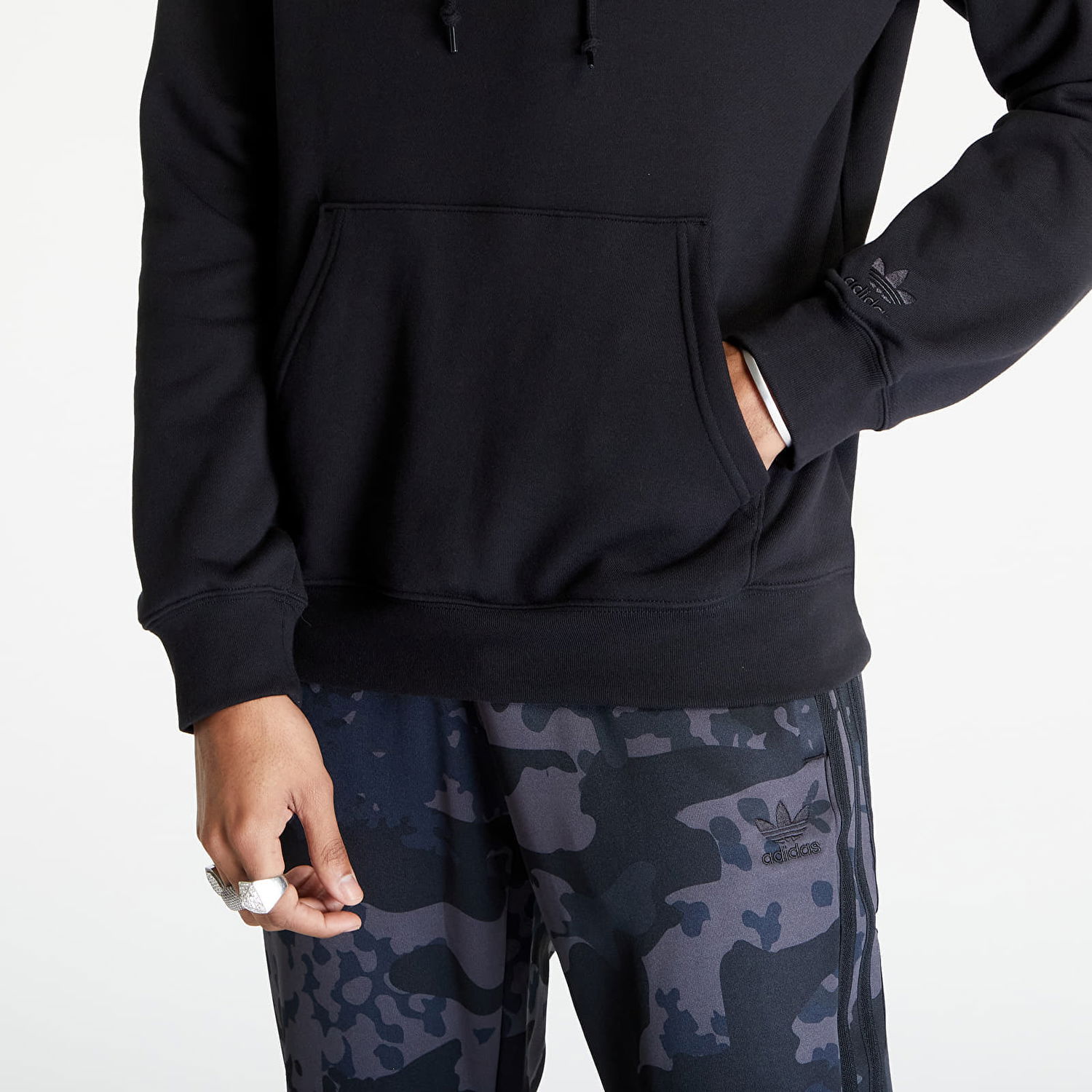 Mikina adidas Originals Trefoil Hood 3 Black Čierna | IM9678, 1
