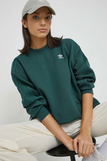 Mikina adidas Originals Always Original Laced Crew Zelené | HK5056, 0
