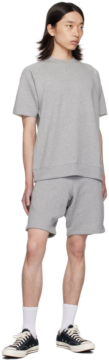 Šortky BEAMS Beams Plus Sweat Shorts Šedá | 3825-0111-048, 3
