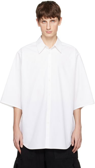 Košeľa We11done 3/4 Sleeve Shirt Biela | WD-SH1-23-213-M-WH, 0