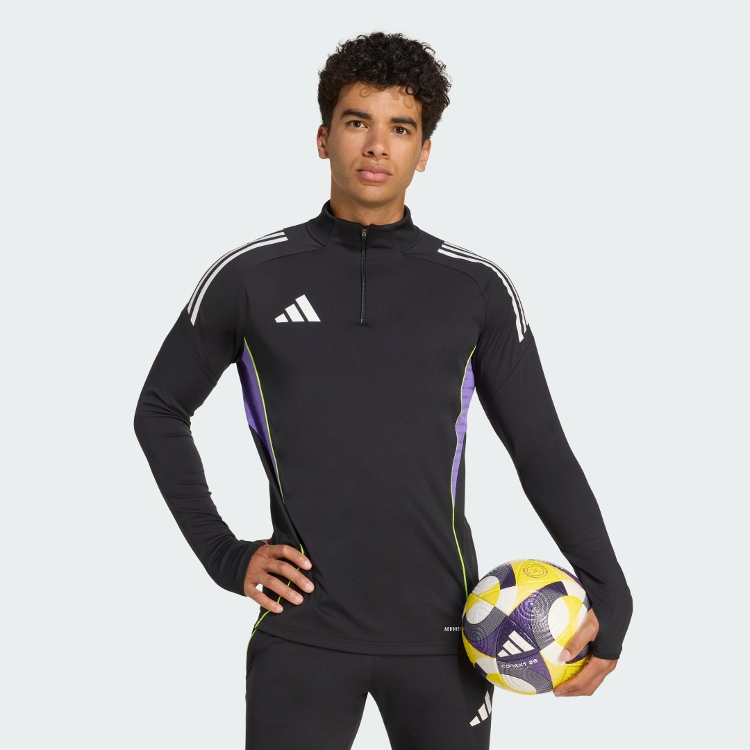 Mikina adidas Performance Tiro 25 Competition Training 1/4 Zip Top Čierna | JW4350, 0
