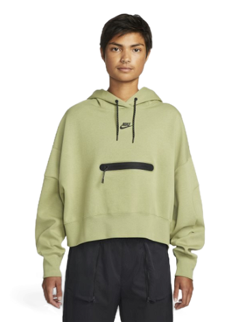 Nike Sportswear Tech Fleece Over-Oversized Crop Pullover Hoodie DR4973-334