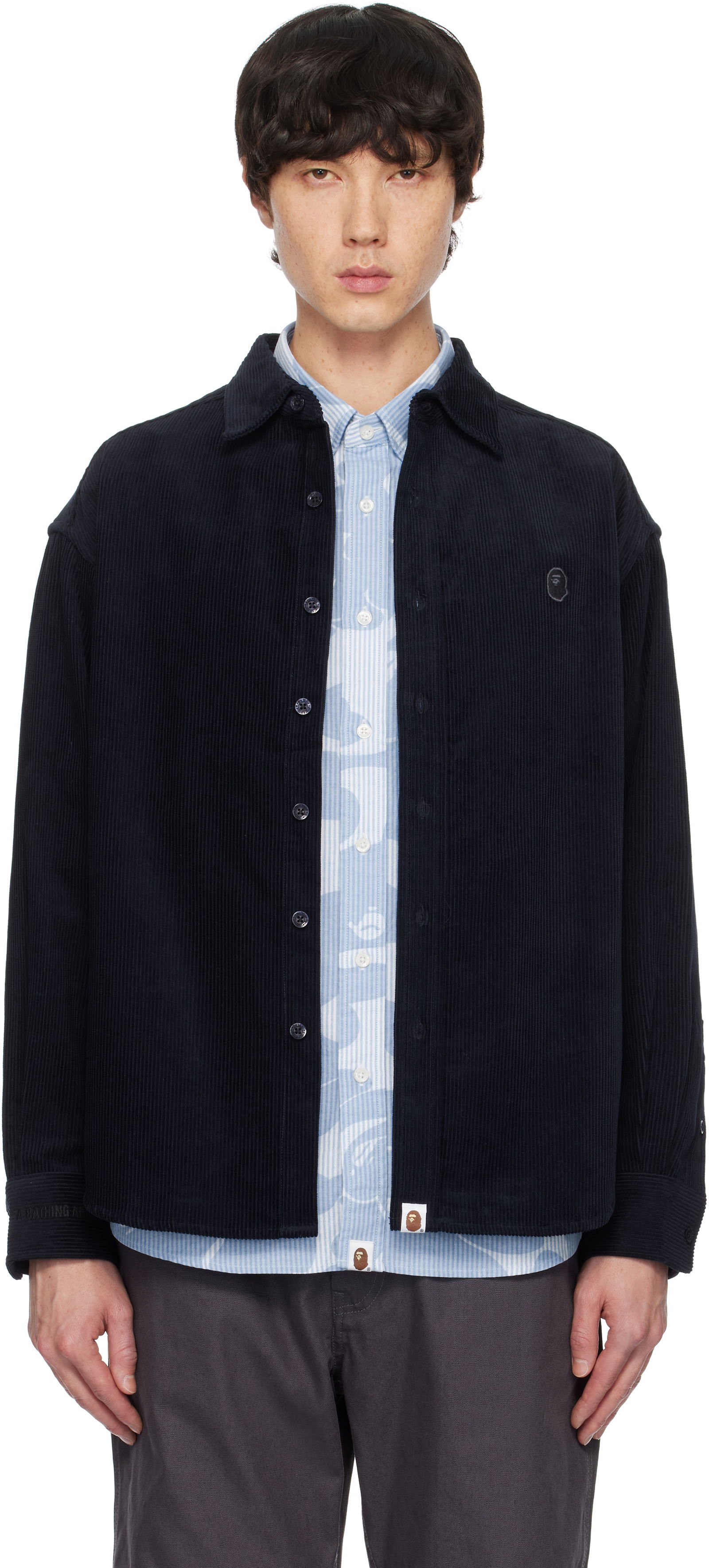 Corduroy Button-Up Shirt