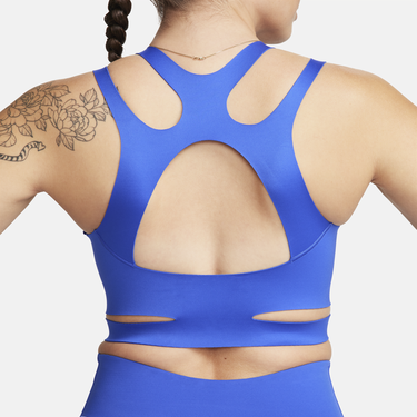 Podprsenka Nike FutureMove Light-Support Non-Padded Strappy Sports Bra Navy | FQ2640-405, 3