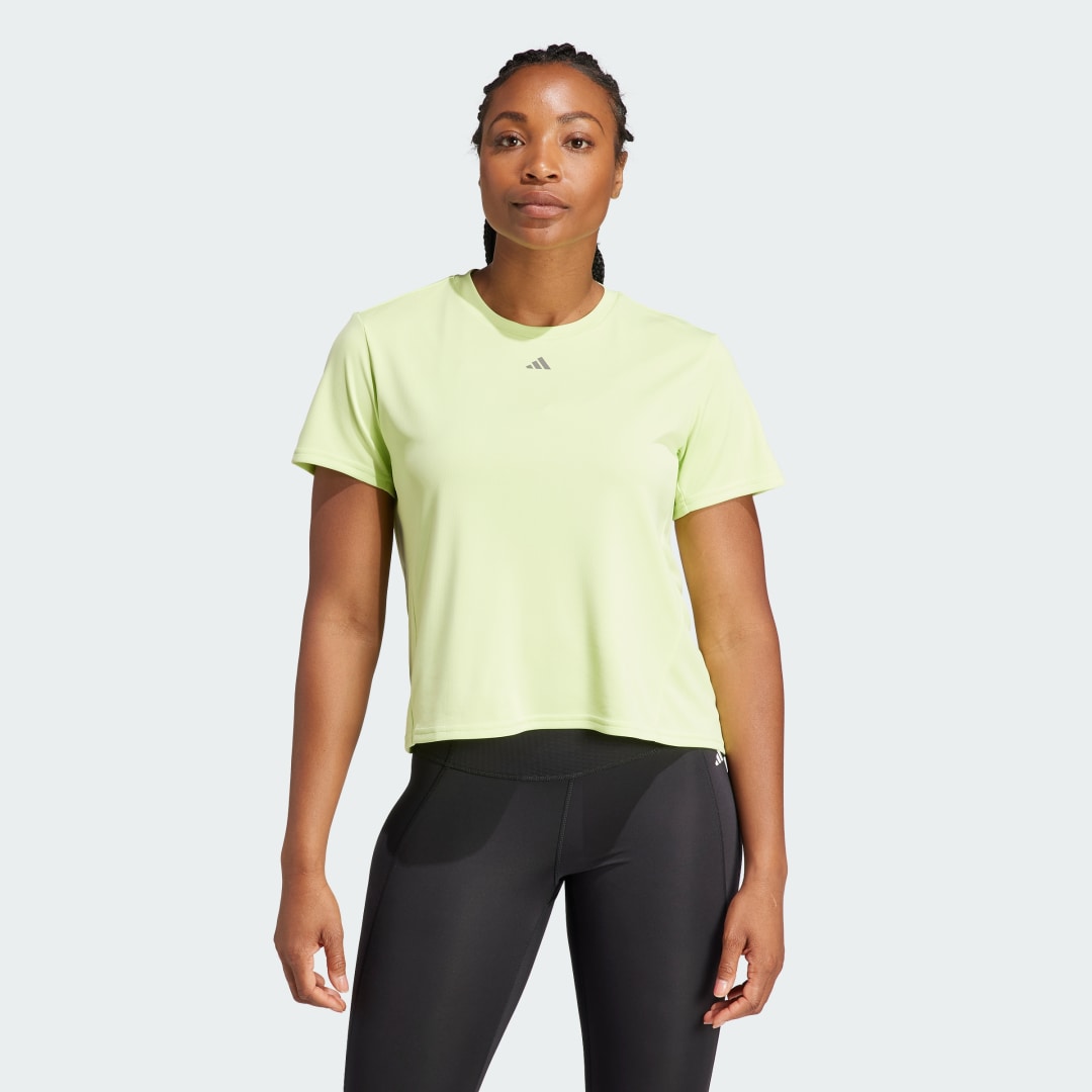 Tričko adidas Originals HIIT HEAT.RDY Sweat-Conceal Training Tee Žltá | IM2636, 0
