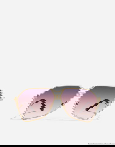 Slnečné okuliare Dolce & Gabbana Filo Geometric Gradient Sunglasses Metalická | VG2326VM2U69V000, 0