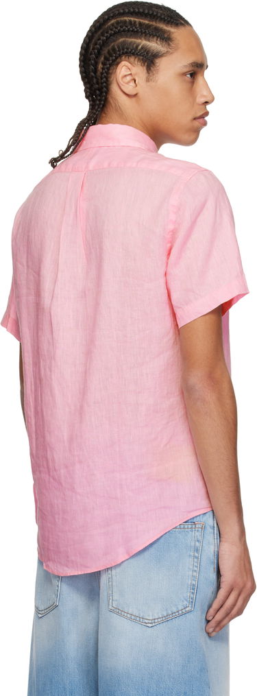 Košeľa Polo by Ralph Lauren Ralph Lauren Classic Fit Linen Camp Shirt Ružová | 710966293006, 2
