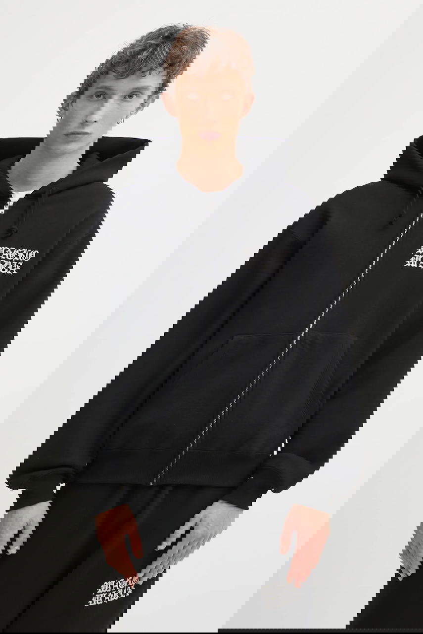 Mikina WACKO MARIA Heavy Weight Plain Cotton Full-Zip Hoodie Čierna | 25FW.WMC.SS02, 0