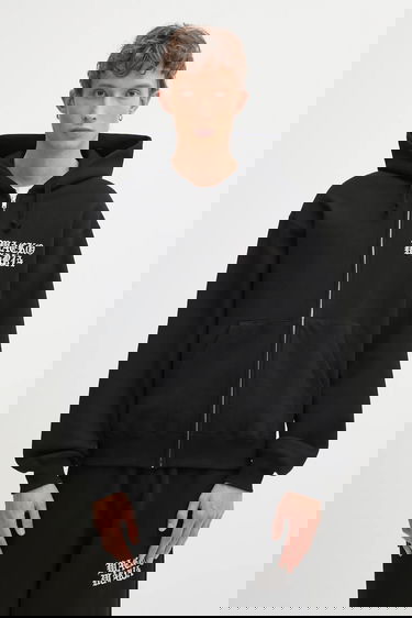 Mikina WACKO MARIA Heavy Weight Plain Cotton Full-Zip Hoodie Čierna | 25FW.WMC.SS02, 0