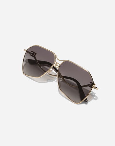 Slnečné okuliare Dolce & Gabbana Dg Filo Geometric Metal-Frame Gradient Lens Sunglasses New Arrivals Onesize Metalická | VG2326VM2799V000, 3