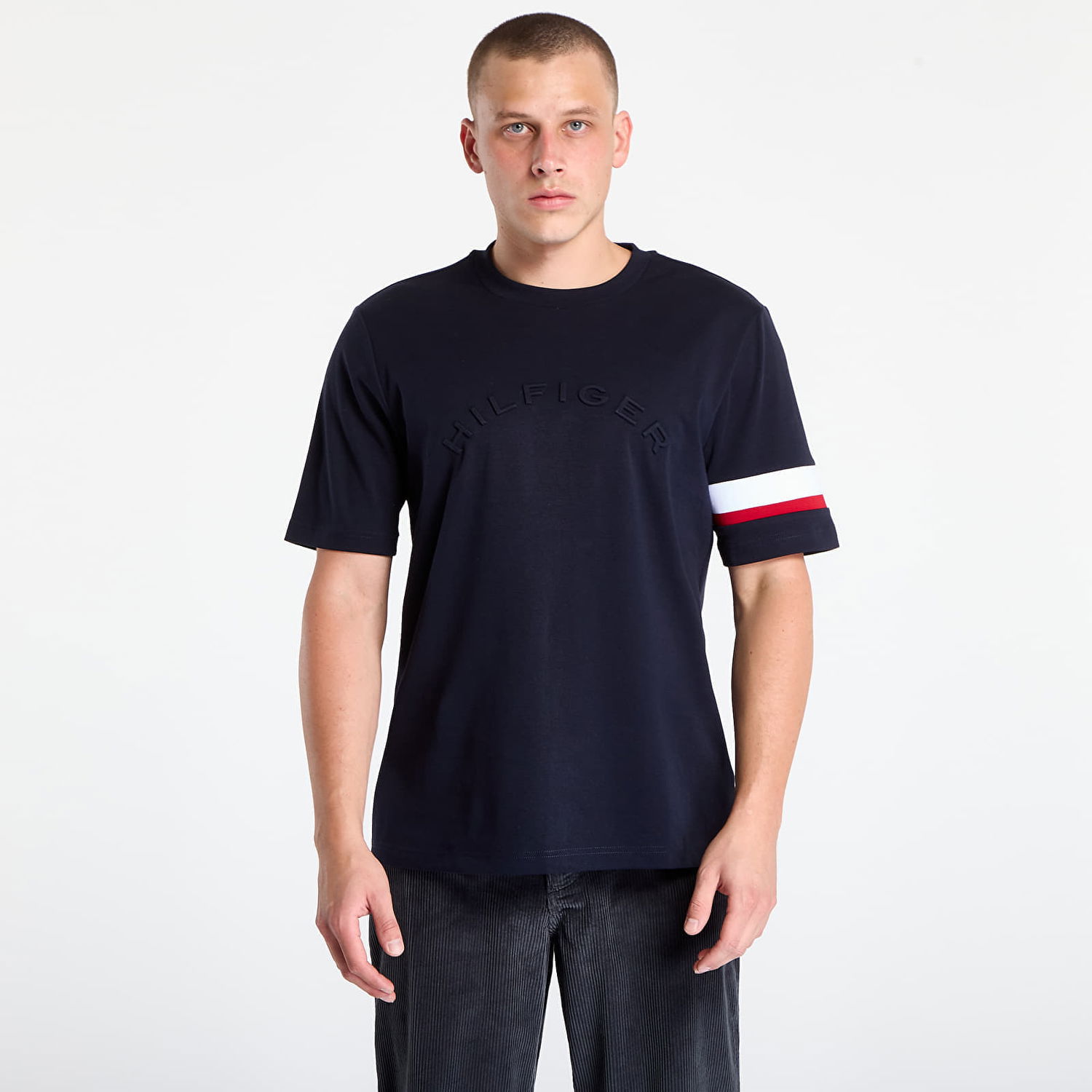 Tričko Tommy Hilfiger T-shirt Rwb Insert Tee Desert Sky Navy | MW0MW40018-DW5, 0
