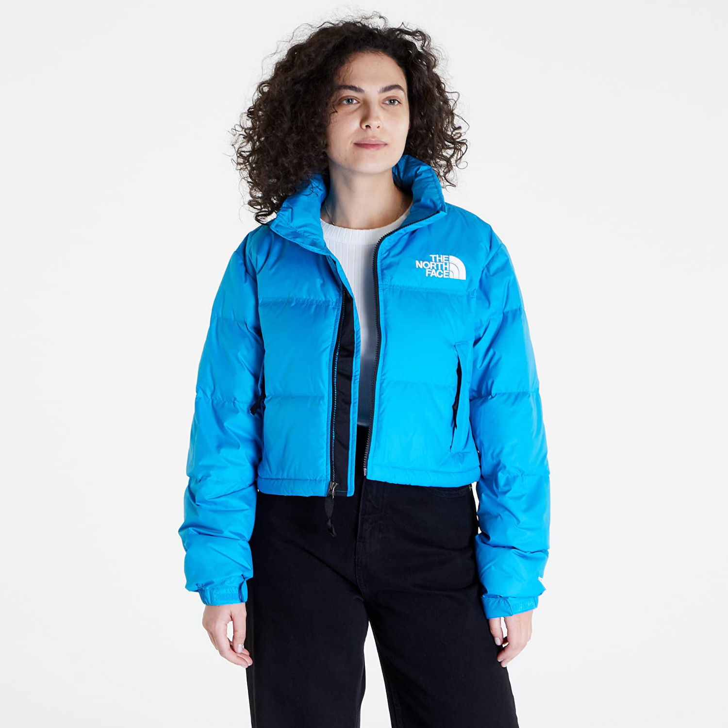 Prešívaná bunda The North Face Nuptse Short Jacket Modrá | NF0A5GGEJA71, 0