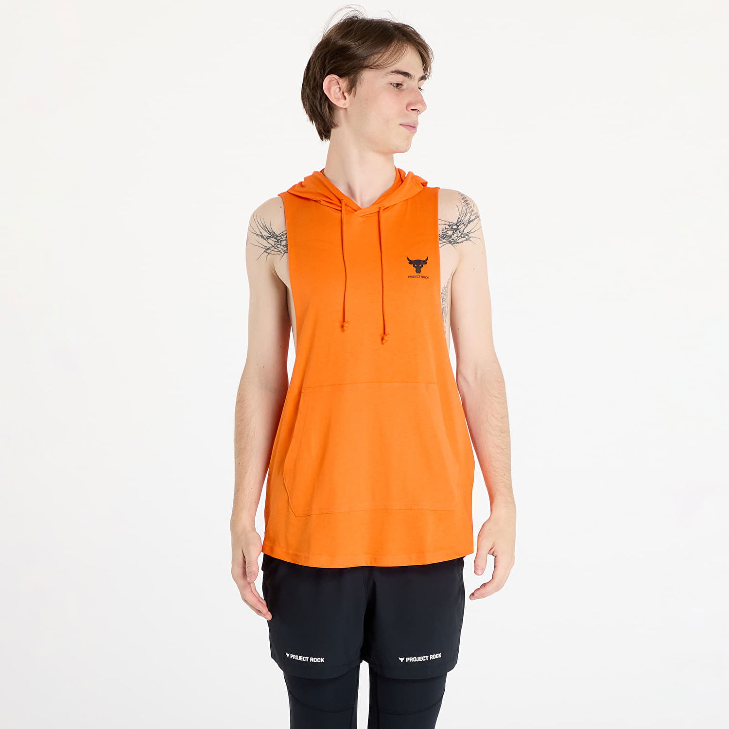 Tričko Under Armour Project Rock SL HD Payoff Top Team Orange/ Black Oranžová | 1387796-800, 0