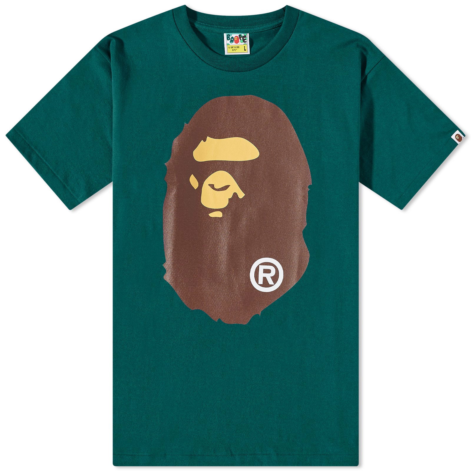 Classic Big Ape Head T-Shirt Green