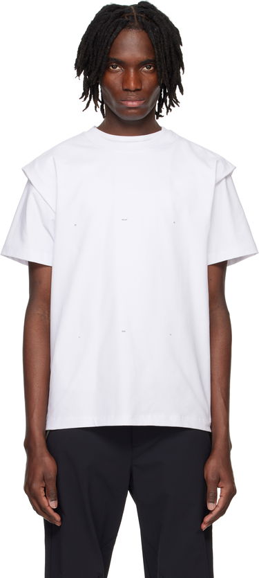 Tričko HELIOT EMIL HELIOT EMIL Outline Logo T-Shirt Biela | PRESS25_M_09_089_WHT02_CO, 0