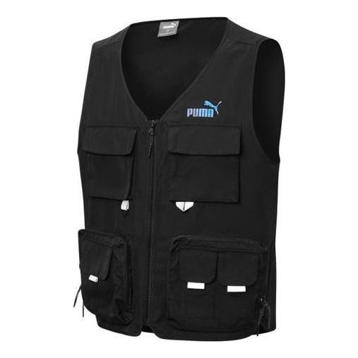 Vesta Puma Woven Utility Vest Čierna | 537224-01