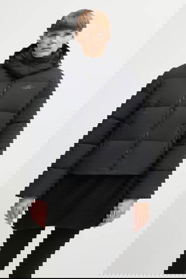 Prešívaná bunda Lacoste Hooded Puffer Jacket Čierna | BF3262, 0