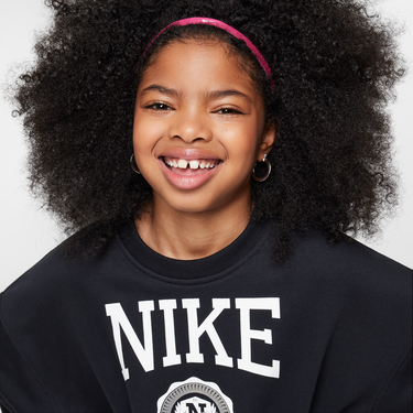 Mikina Nike Sportswear Club Fleece Crewneck Sweatshirt Čierna | HJ3373-010, 4