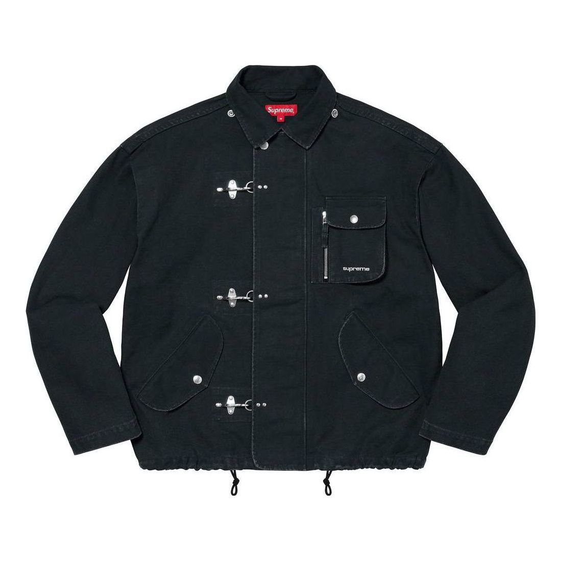 Parka Supreme Canvas Clip Jacket Čierna | SUP-SS23-062, 0
