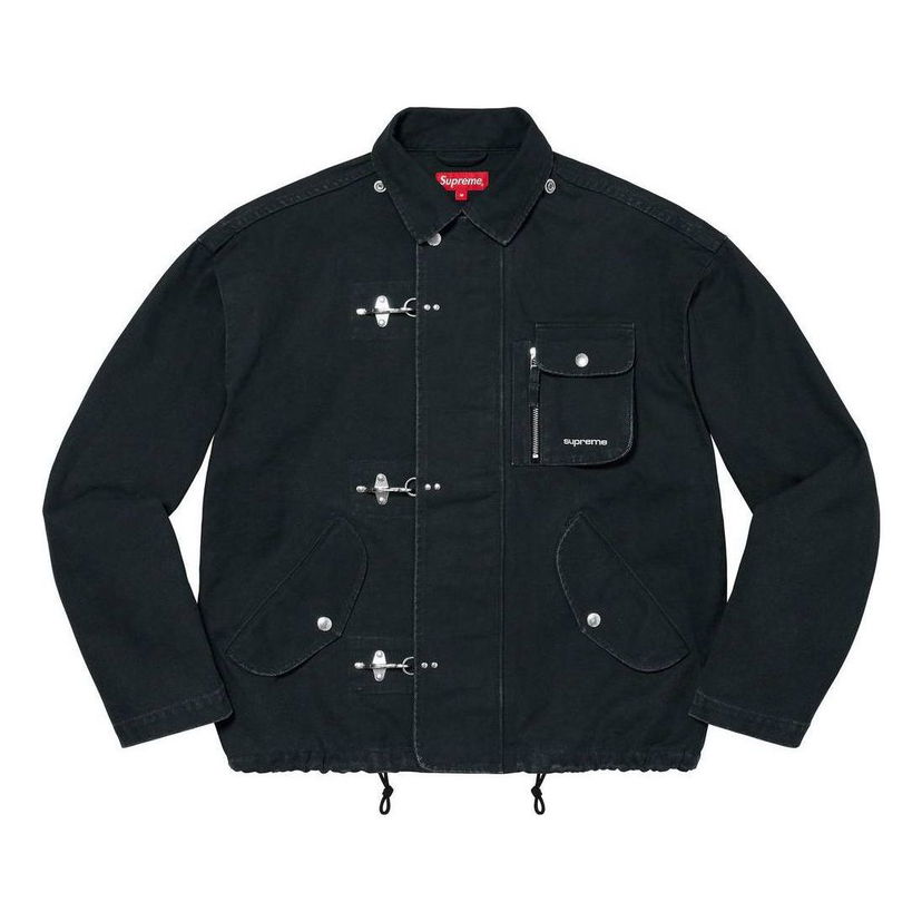 Parka Supreme Canvas Clip Jacket Čierna | SUP-SS23-062