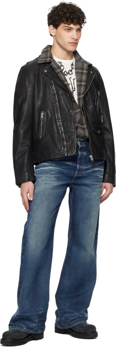 Bunda Ksubi Ksubi Eagle Leather Jacket Čierna | MPS25JK005, 3