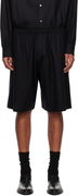 Aimir Black Wool Shorts